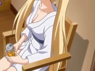 Insidious anime young female giving blowjob