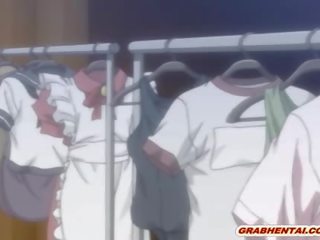 Δέσιμο hentai νοσοκόμα με φίμωτρο τσιμπουκώνοντας στέλεχος και κατάποση σπέρμα