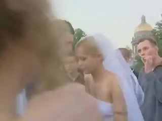 Menyasszony -ban nyilvános fasz azonnal éppen után esküvő