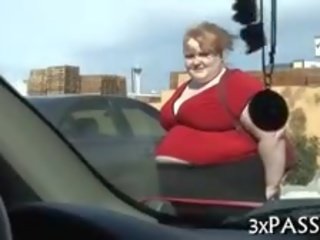 Grown tłuszczowy uwielbia do czuć tłusta dicks stuffing jej cipka