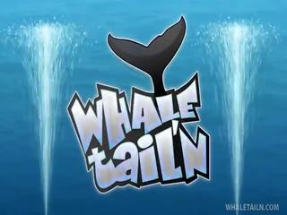 官能的な ブロンド 表示 whale tail