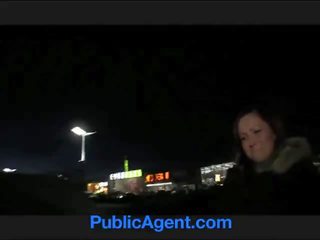 Publicagent belinda given a spermpie a avalik auto park