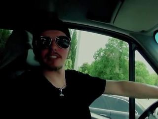 Bums Bus - Hardcore sex movie in the backseat with slutty German blonde seductress