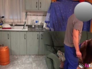 Outro entrega youth filmado enquanto a foder oleada espanhola diva