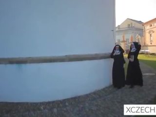 Bizzare sex film with catholic nuns! With monster!