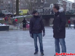 Nizozemke razpis punca cummed na v nizozemska