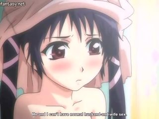 Anime vajzë merr bythë i mbushur nga manhood