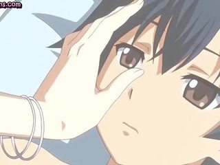 Lascive anime vyjížďky velký penis