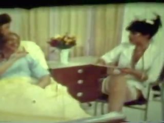 Naughty Wet Nurses Suck phallus And Fuck In groovy Vintage Interracial sex clip Scene