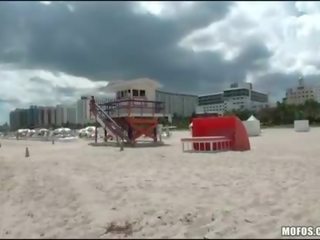 Dude shows lady who works as lifeguard