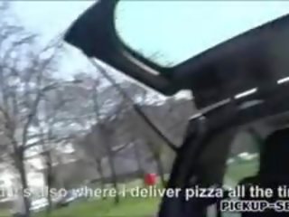 Pizzaa toimitus koulutyttö liliane perseestä kanssa hänen asiakas