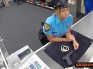 Darling Police Officer Gets Her Pussy Fucked By Pawnkeeper
