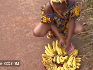 Melnas banāns seller pusaudzis pavedis par a exceptional sekss video