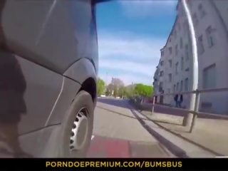 Bums bus - wild öffentlich sex film mit gedreht auf europäisch heiße schnitte lilli vanilli