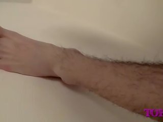 Clean-cut foot fetish gay porn