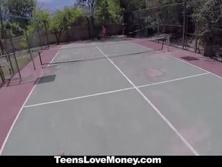 Teenslovemoney - quần vợt đĩ fucks vì tiền mặt