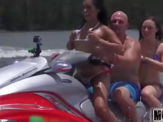 Teens Ride the Party Boat video starring Eva Saldana - Mofos.com
