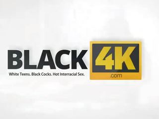Black4k. panna černý kámo na bílý hottie v báječný porno akce