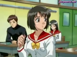 Anime mokytojas dulkinimasis su žaislai