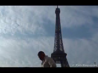 X rated clip adult video by the Eiffel Tower
