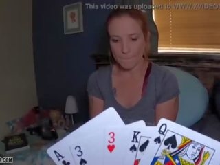 Strip Poker with Mom - Shiny cock movs