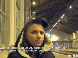 Eurobabe was picked up and nailed for money
