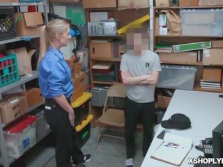 Young penis fucked officer Rachel doggystyle