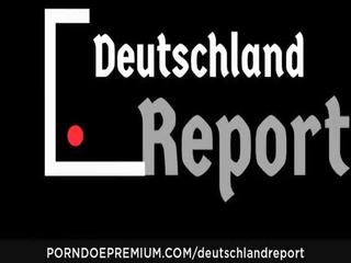 Deutschland रिपोर्ट - चब्बी जर्मन आमेचर हो जाता है उठाया ऊपर के लिए एक डर्टी डर्टी चलचित्र reportage